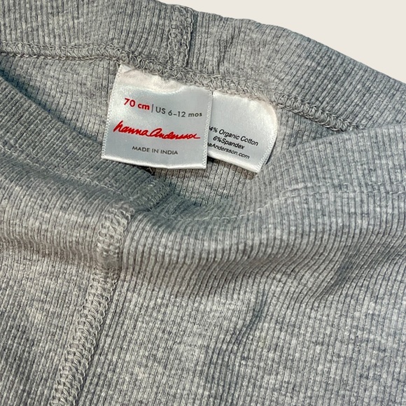 Hanna Andersson Ribbed Leggings 6-12M - Picture 2 of 3